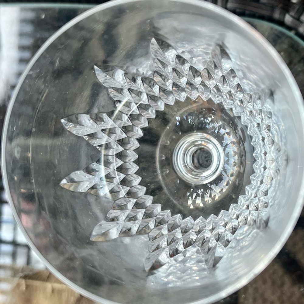 BACCARAT NEMOURS For TIFFANY & CO Crystal Wine or Water Glass 6 3/4"